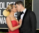 Scarlett Johansson and Colin Jost attend the 77th Annual Golden Globe Awards, Golden Globes, at Hotel Beverly Hilton in Beverly Hills, Los Angeles, USA, on 05 January 2020. | usage worldwide