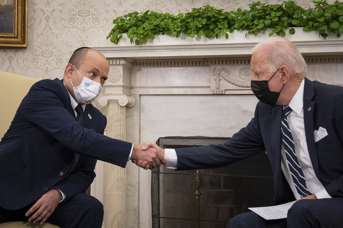 Biden Welcomes PM Bennett of Israel to the Oval Office