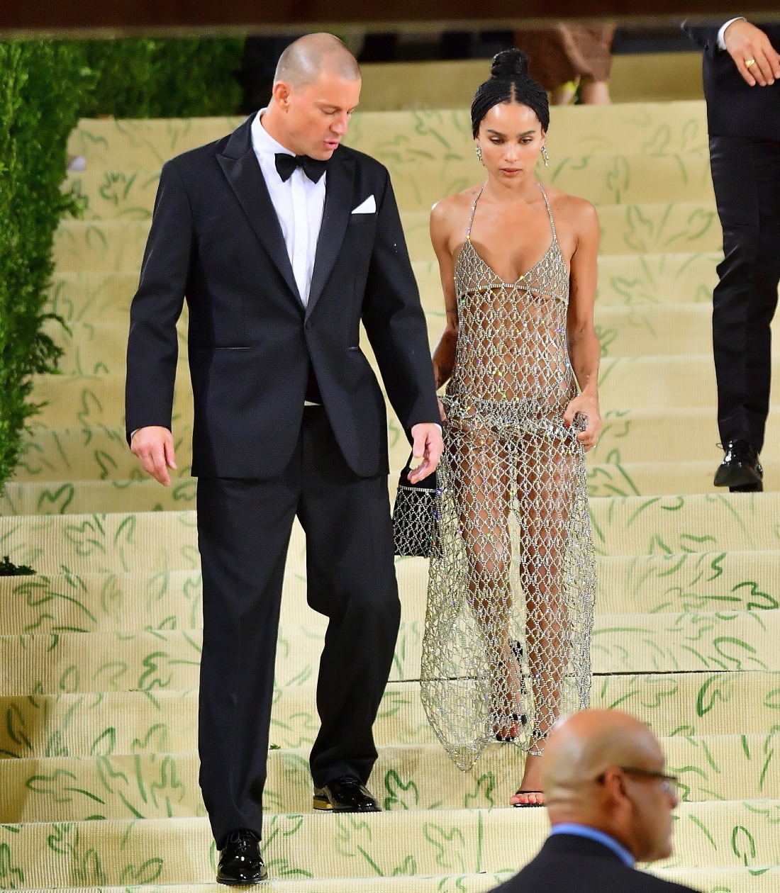 Channing Tatum and Zoe Kravitz leave the MET Gala hand in hand