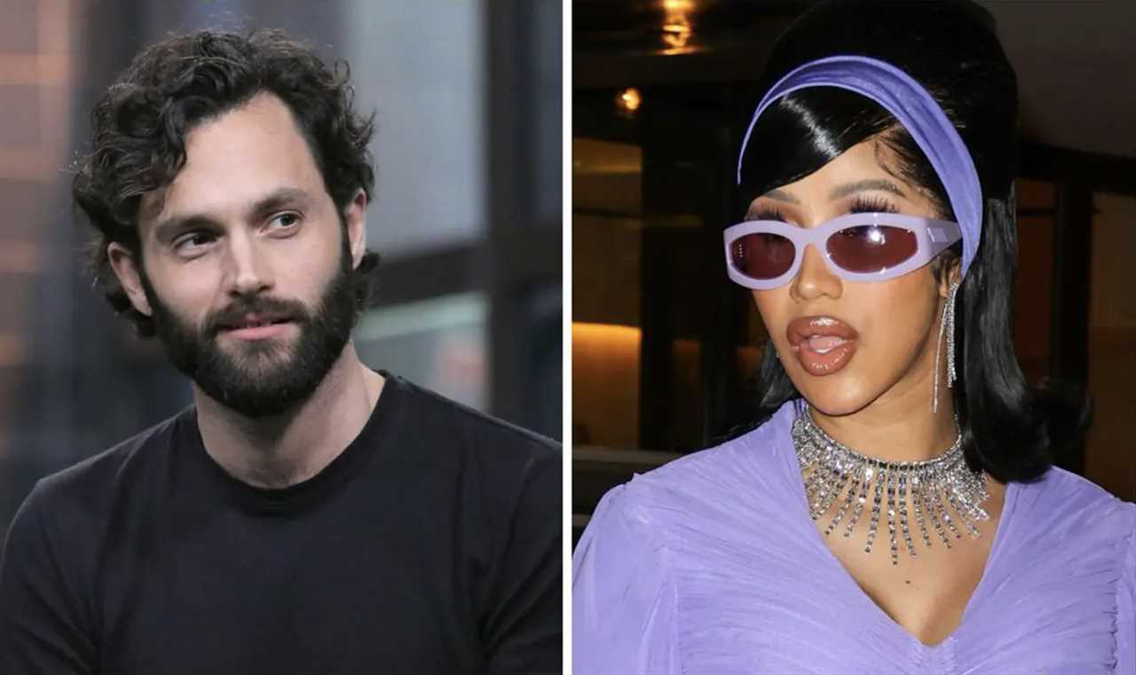 Cardi B and Penn Badgley