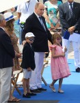 Prince Albert II of Monaco attends the inauguration of the Cala del Forte new port of Monaco