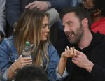 Jennifer Lopez and Ben Affleck get cozy during a courtside date at the Lakers game!