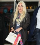 Lady Gaga exits a Q&A event in New York