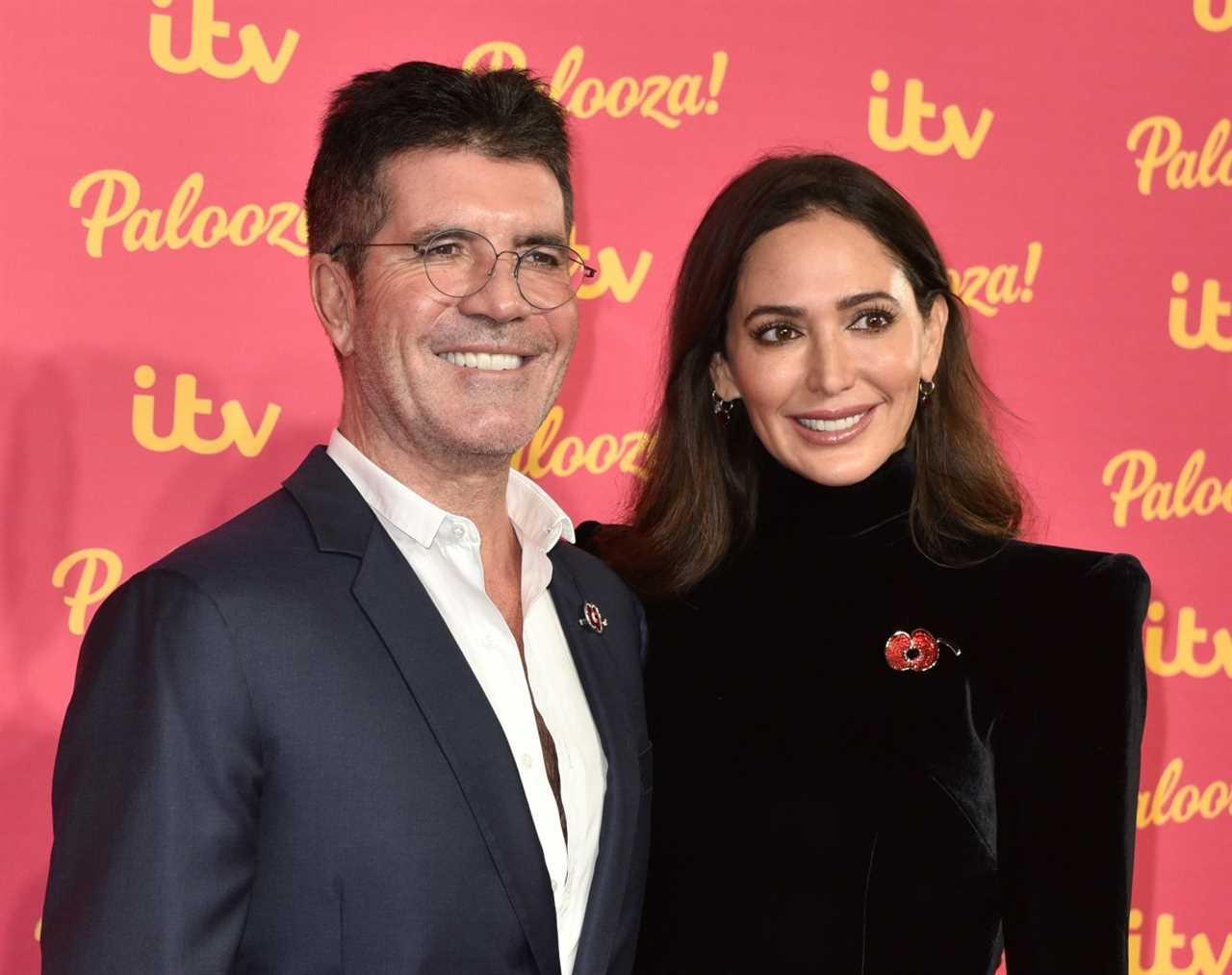 Simon Cowell and Lauren Silverman