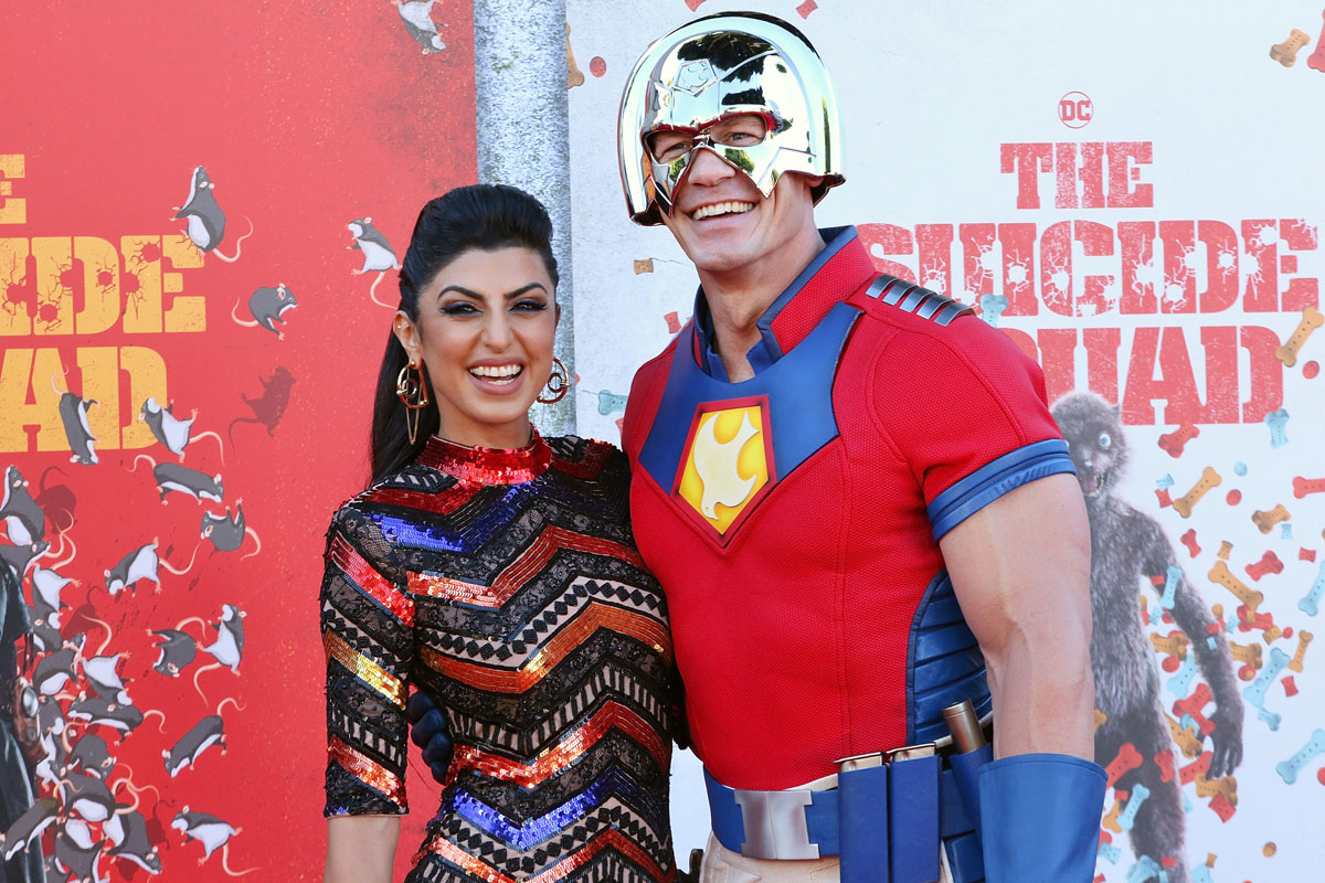 John Cena and Shay Shariatzadeh at the Peacemaker premiere