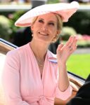 Queen Camilla wore white and cream with large hats to the final days of Ascot