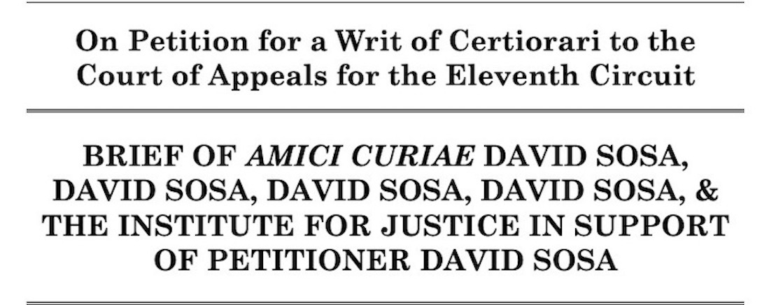 Four David Sosas File Brief Supporting Fifth