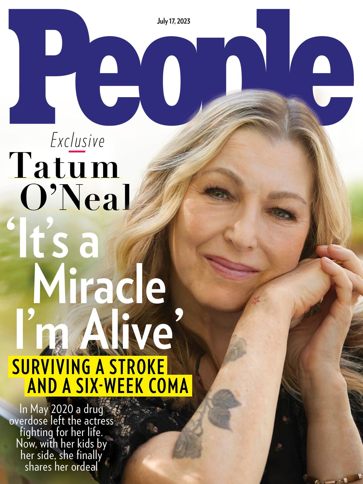 Tatum O'Neal nearly died of an overdose during the early pandemic