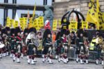 There were large anti-monarchy demonstrations during King Charles Scottish Chubbly