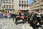 There were large anti-monarchy demonstrations during King Charles Scottish Chubbly