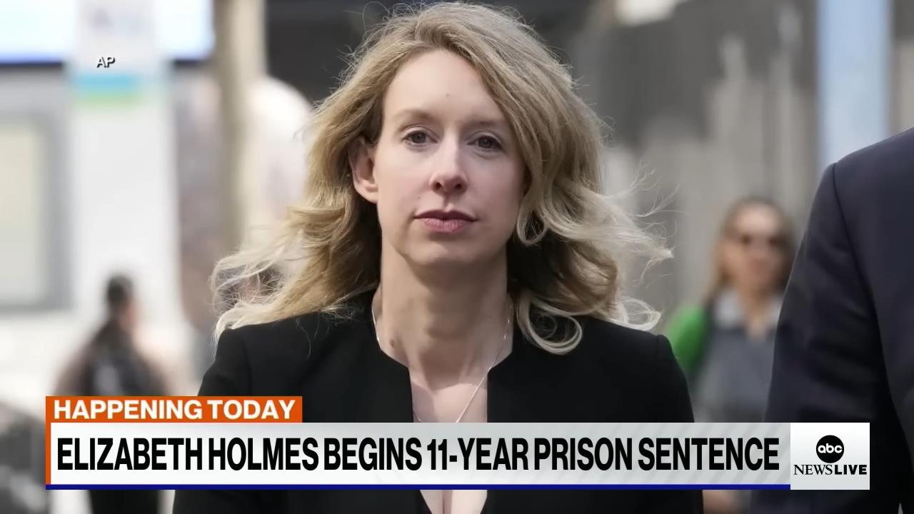 Elizabeth Holmes, the scammer behind Theranos, has had her prison sentence reduced by two years